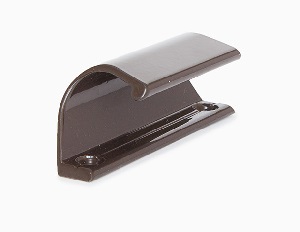 Ручка для балконных дверей 'Ракушка' коричневая